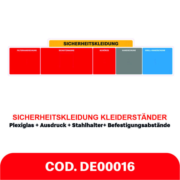 SICHERHEITSKLEIDUNG KLEIDERSTÄNDER
