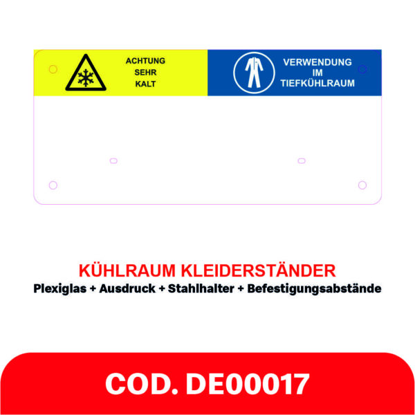 KÜHLRAUM KLEIDERSTÄNDER