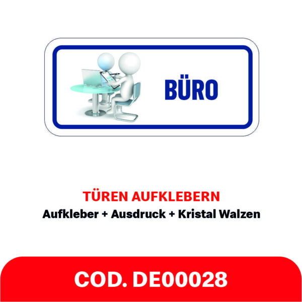 TÜREN AUFKLEBERN - BÜRO
