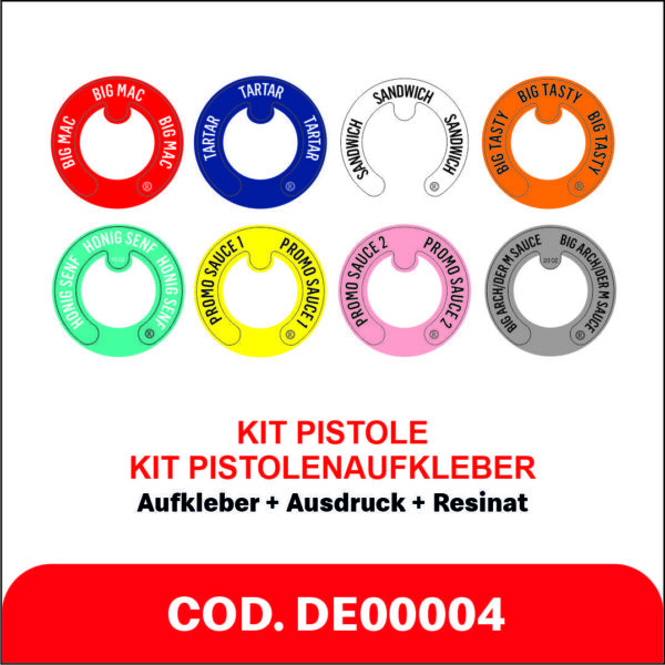 KIT PISTOLENAUFKLEBER