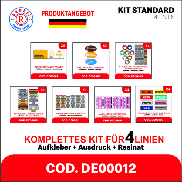 KOMPLETTES KIT FÜR 4 LINIEN